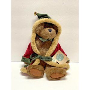 Boyd's Bear Brown Christmas Plush Bear North Star Velvet Santa Robe Tags